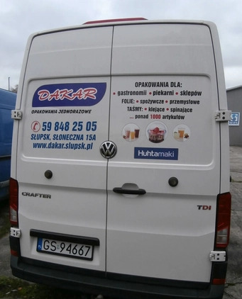 Volkswagen Crafter cena 85000 przebieg: 195900, rok produkcji 2017 z Słupsk małe 121